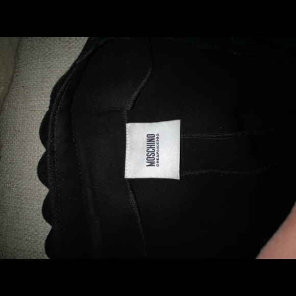 Moschino Black Ribbon Bow 3/4 Sleeve Jacket - Picture 8 of 8